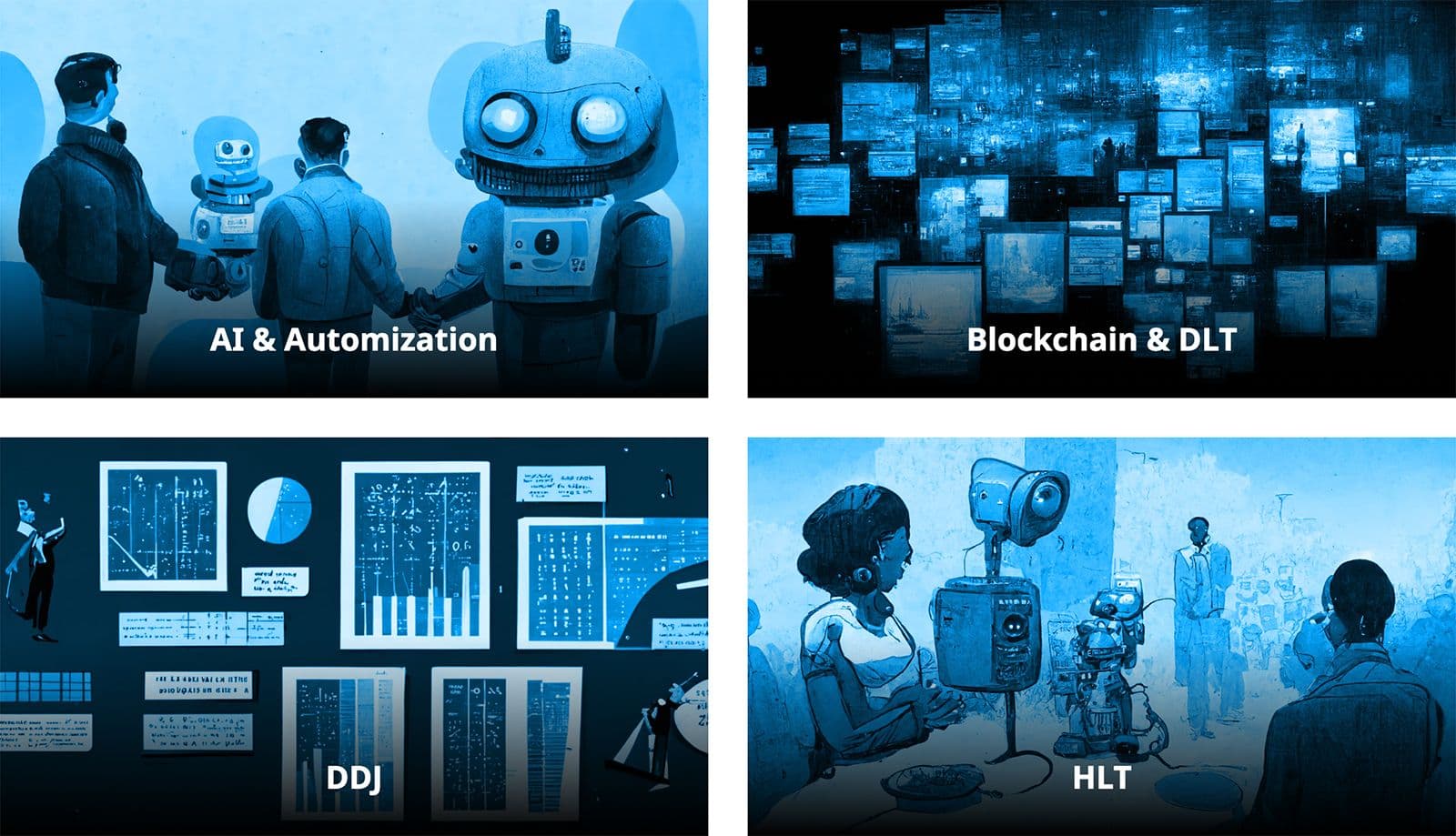 AI generated topic visualizations