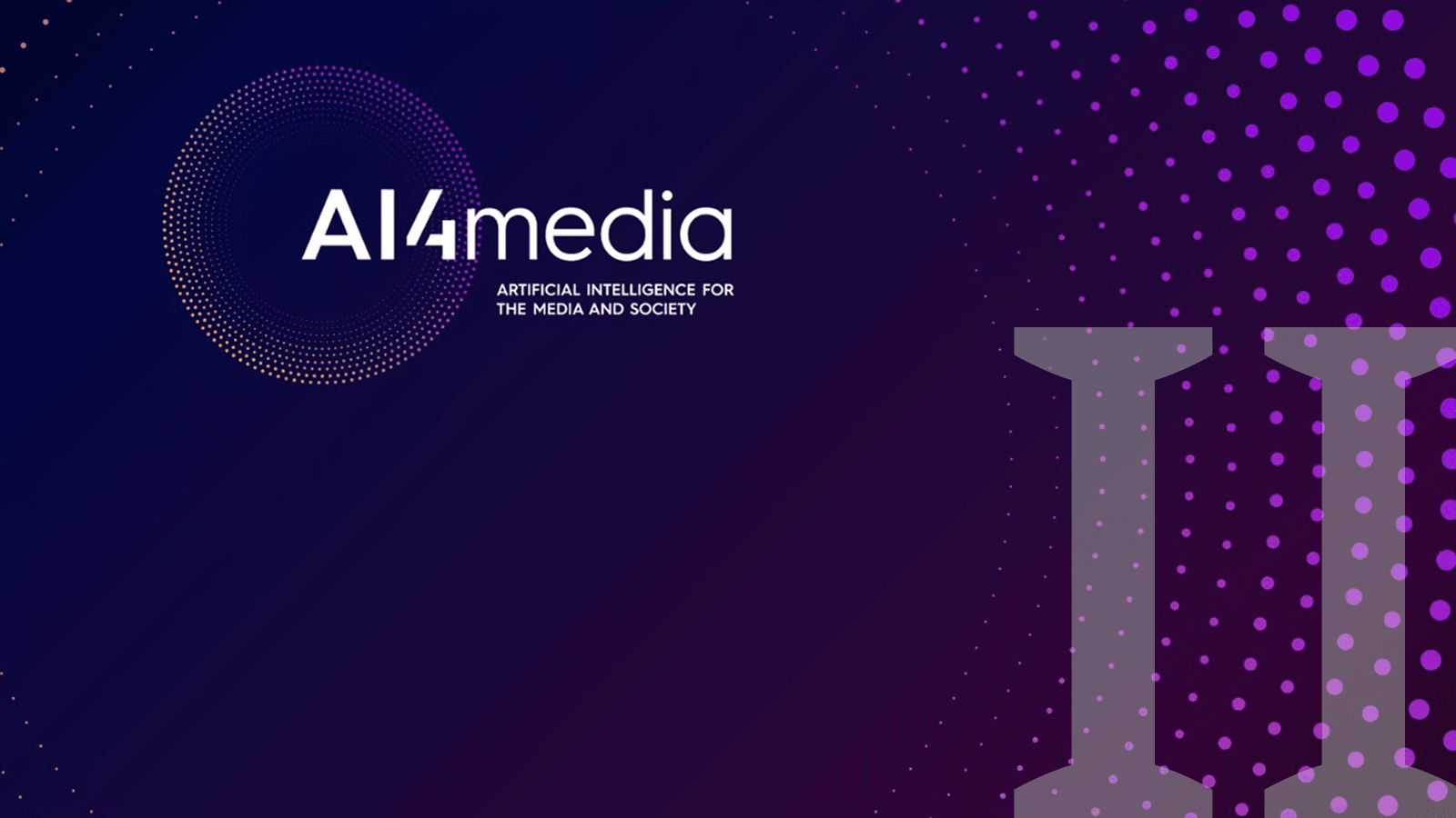 Ai4Media logo with a Roman number two next to it.