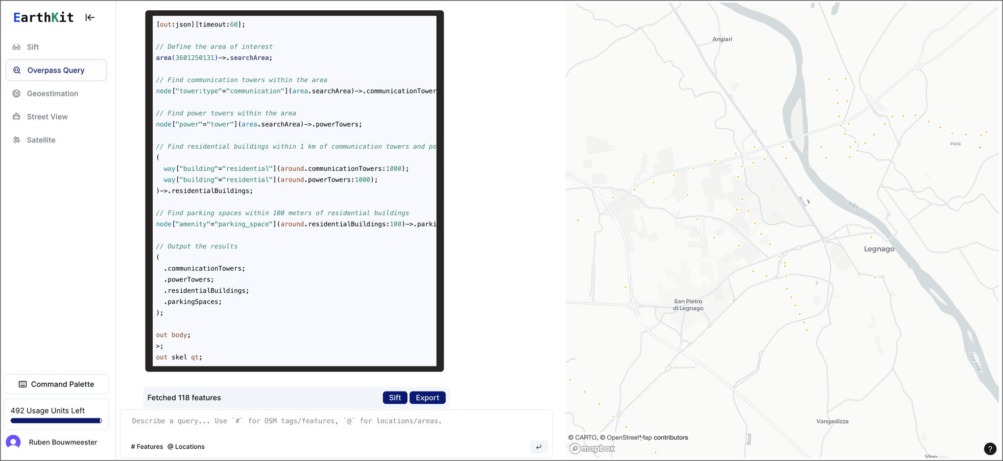 Overpassquery Language Which AI-supported geolocation verification tool works best?